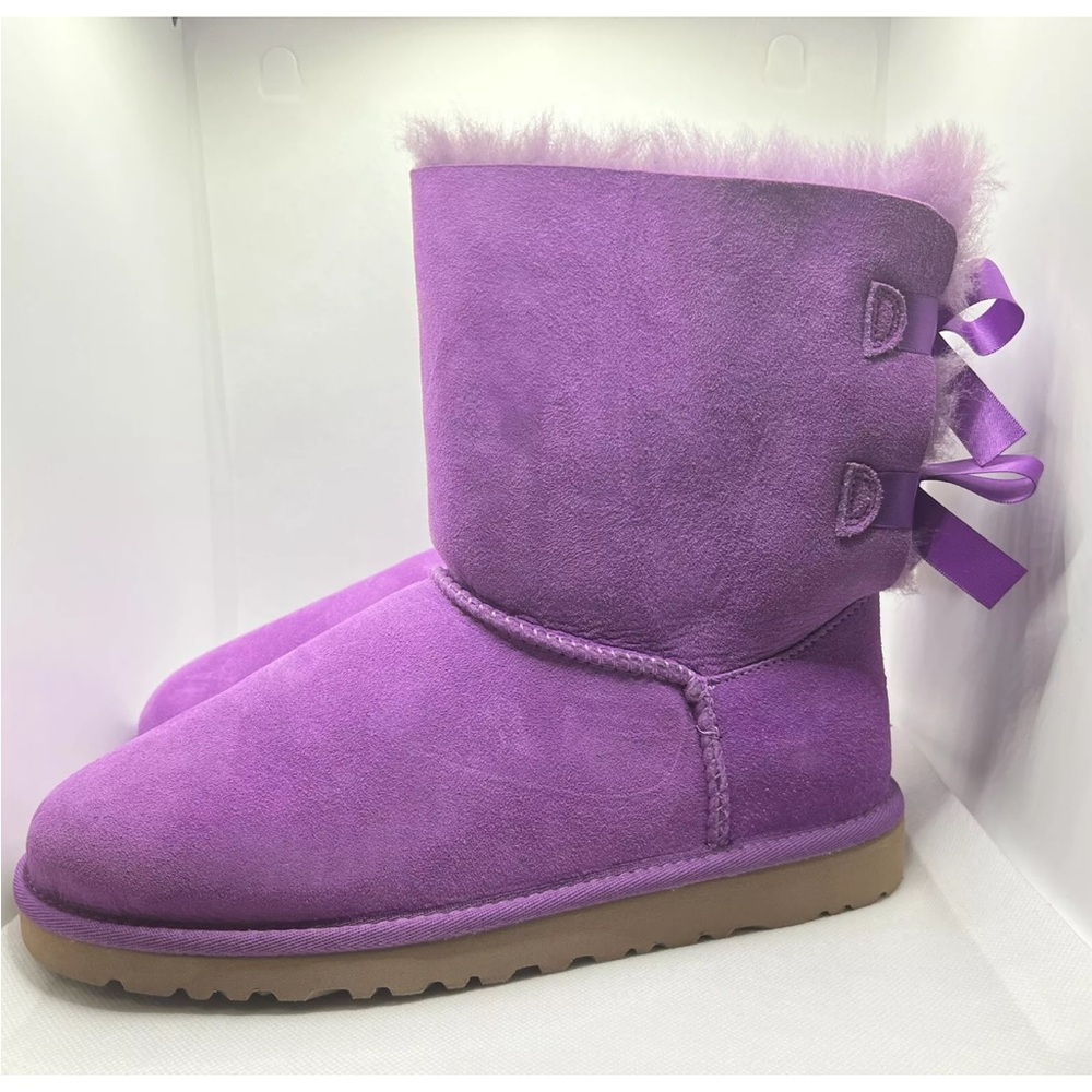 Ugg Bailey Bow Boots 3280Y Women’s Elv Real Fur Brand New Authentic